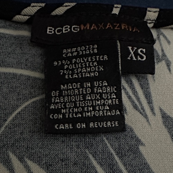 BCBGMaxAzria Monochrome Patterned Dress - Picture 2 of 4